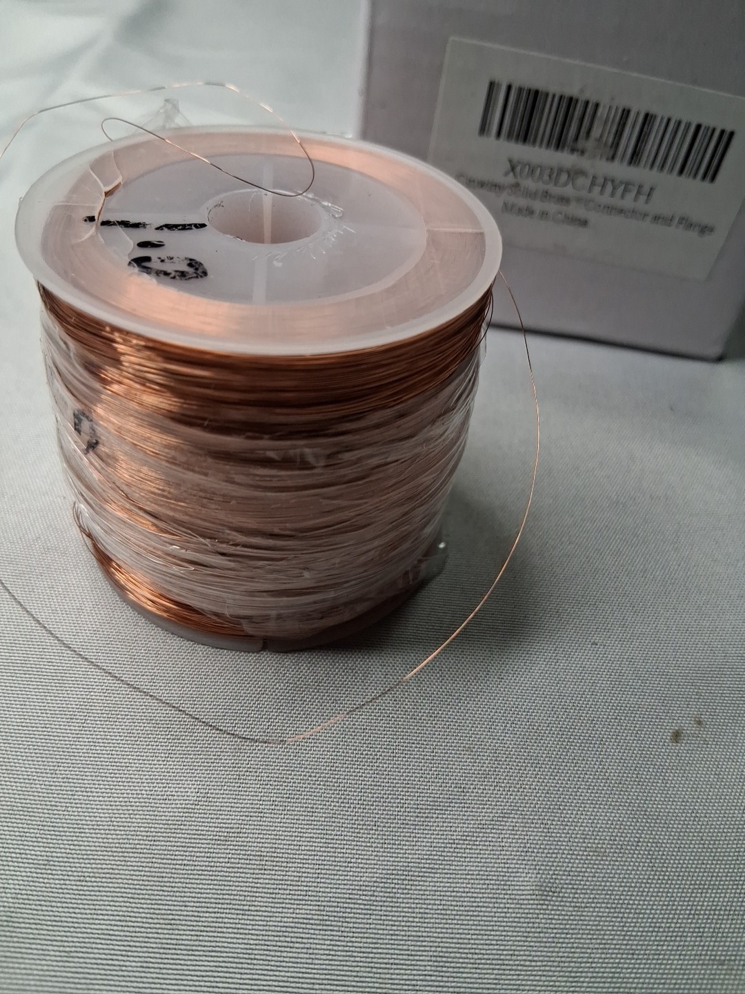 Bright Finish Copper Wire, .010″ Diameter, 7oz Spool, 790 Feet*E
