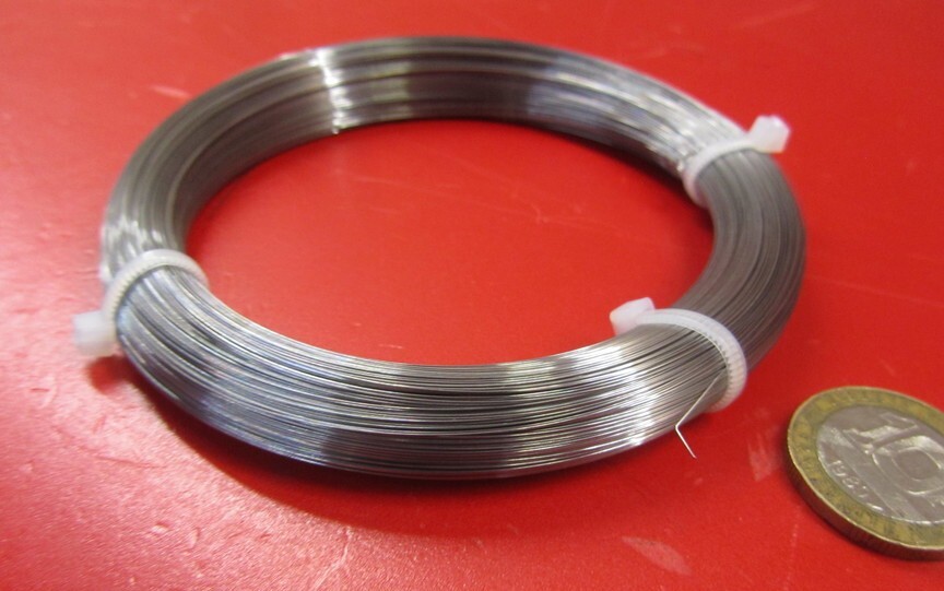 C1080 Carbon Steel Music Wire, Phosphate Coated, .009″ Dia. x 1/4 lb Coil