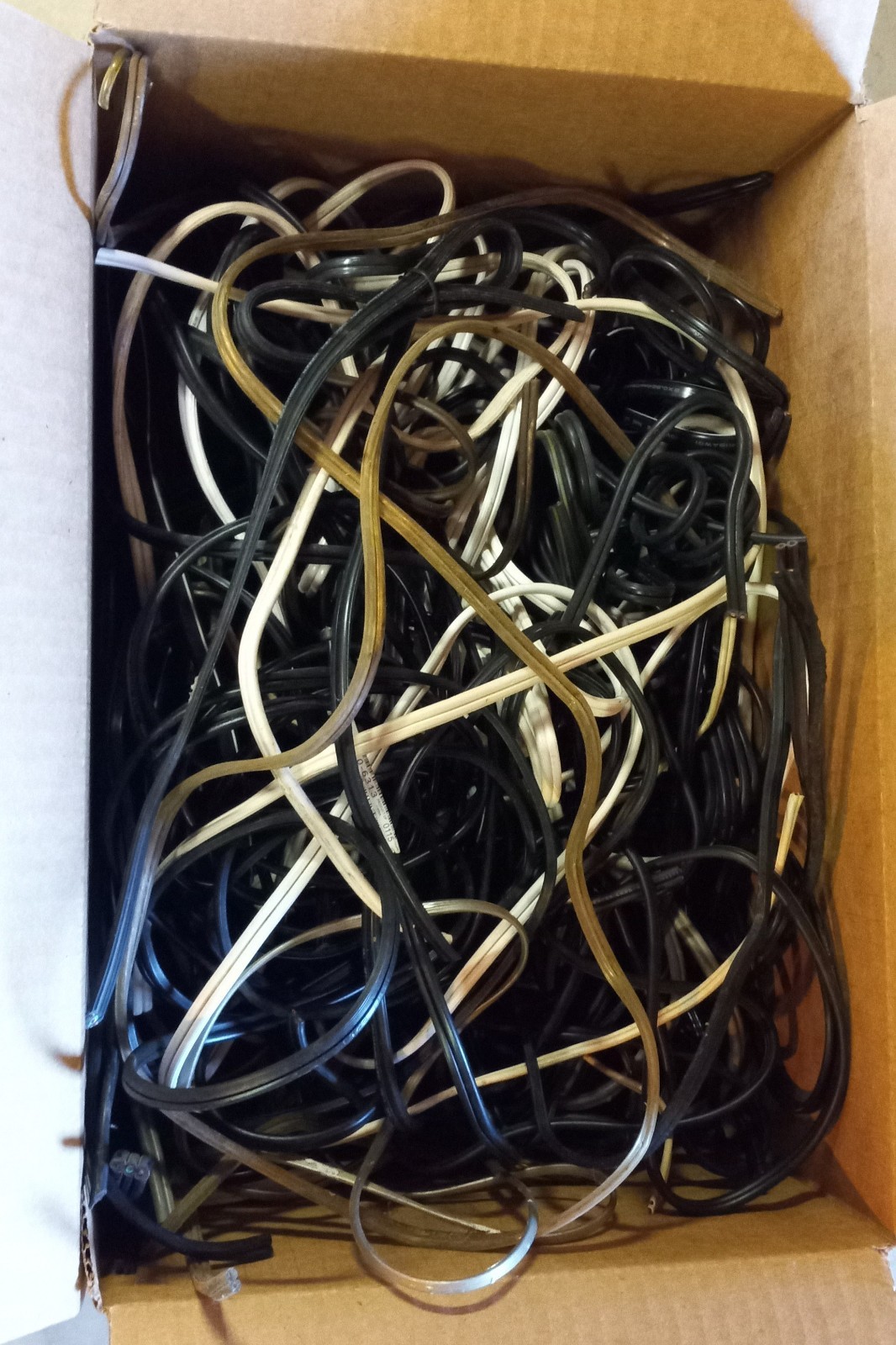 10 Pound box full Insulated Copper Wire Scrap #2