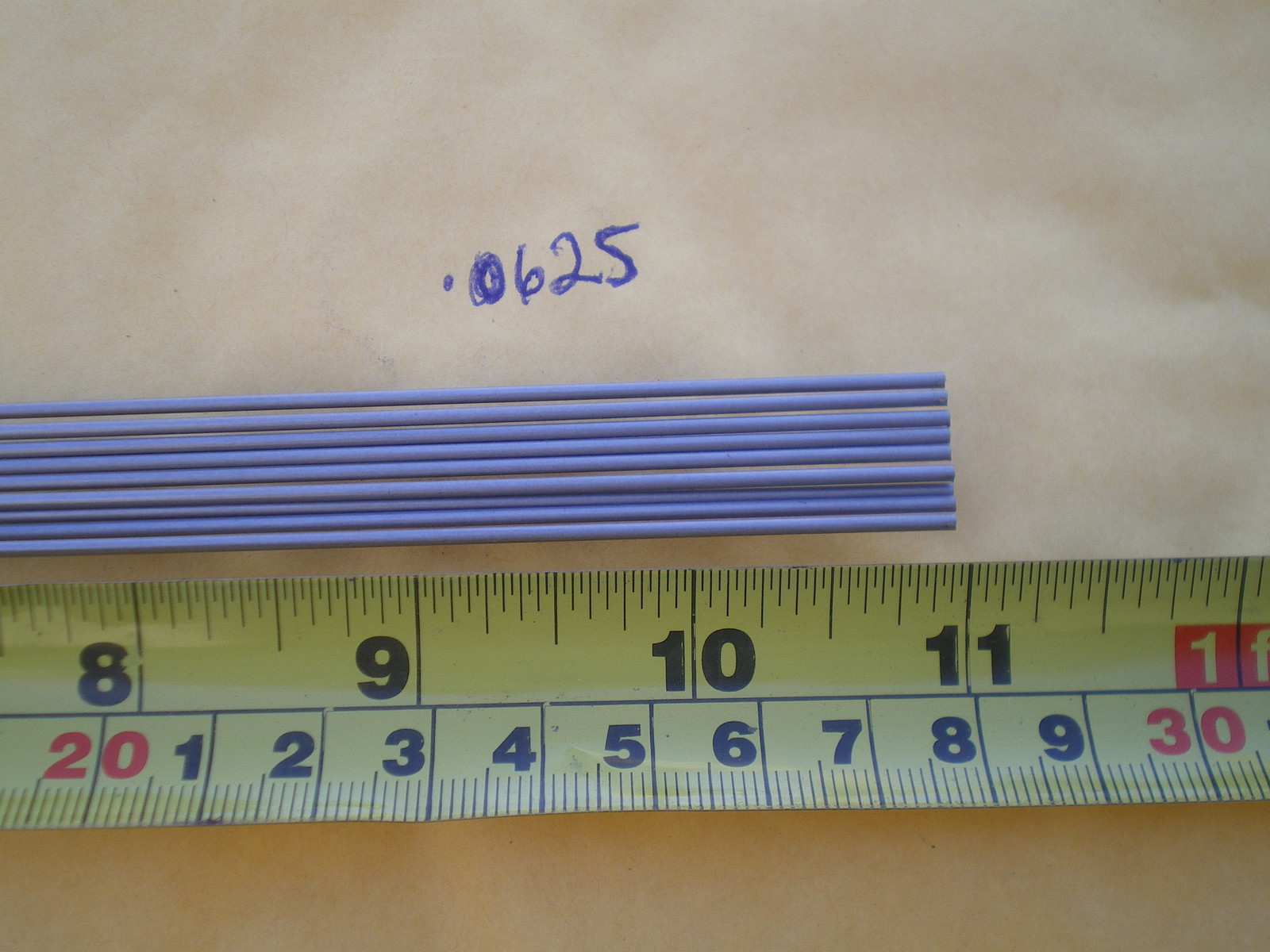 50 PCS. STAINLESS STEEL STRAIGHT LURE SHAFT WIRE FORM .0625 (1/16″) X 11″