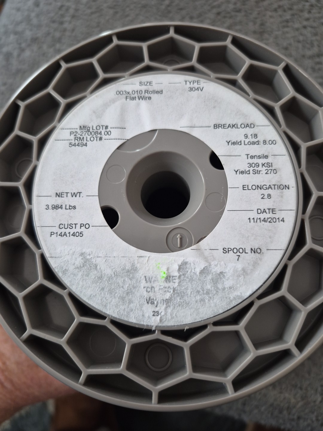Fort Wayne Metals 304V Stainless Steel Wire