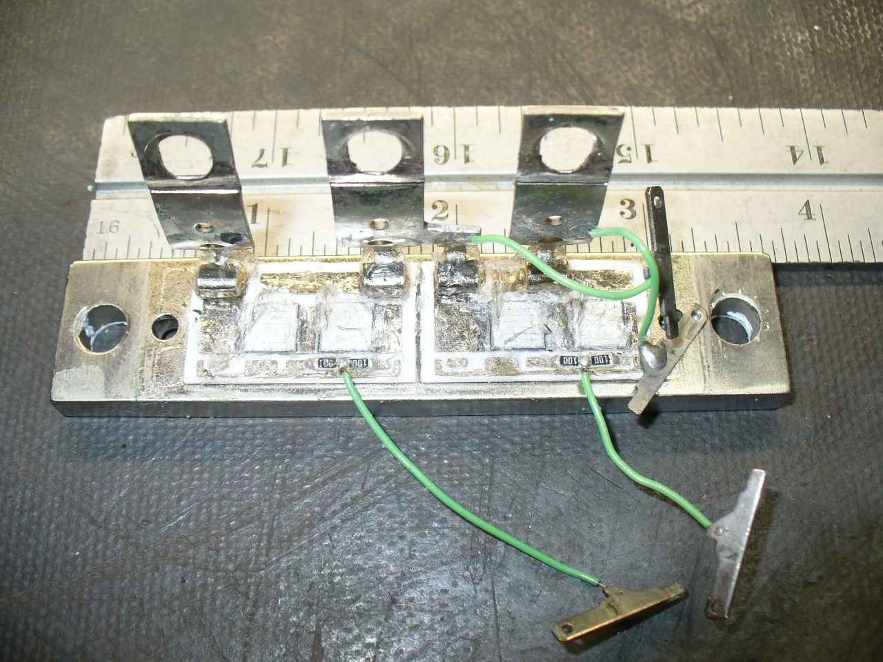40 LBS Scrap Transistors for Reclaim Copper Recovery, busbar, ~26 lbs copper bar