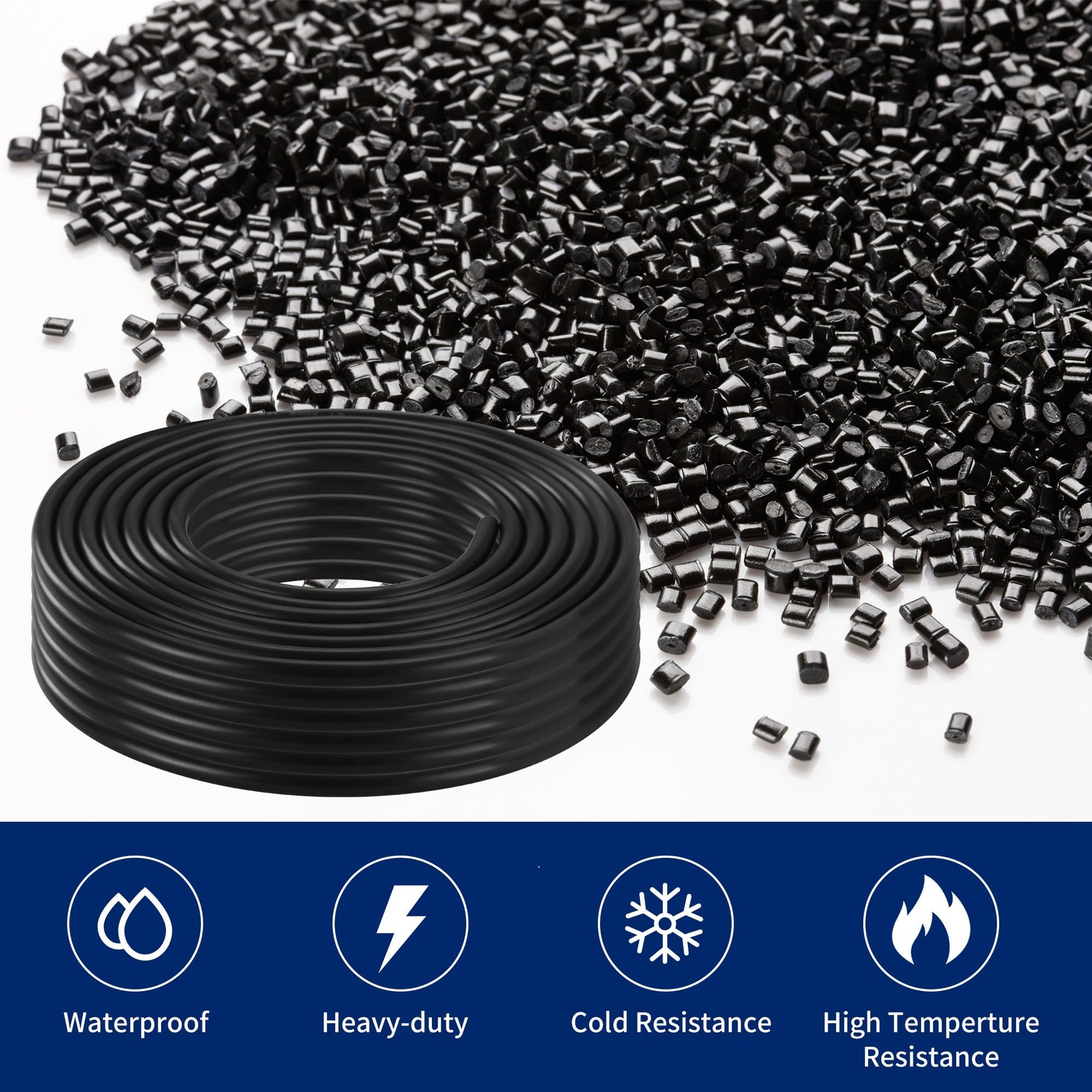 Sbqwmzon 18 Gauge 11 Strand 3 Conductor Electrical Wire Ul2464 Rated 100Ft