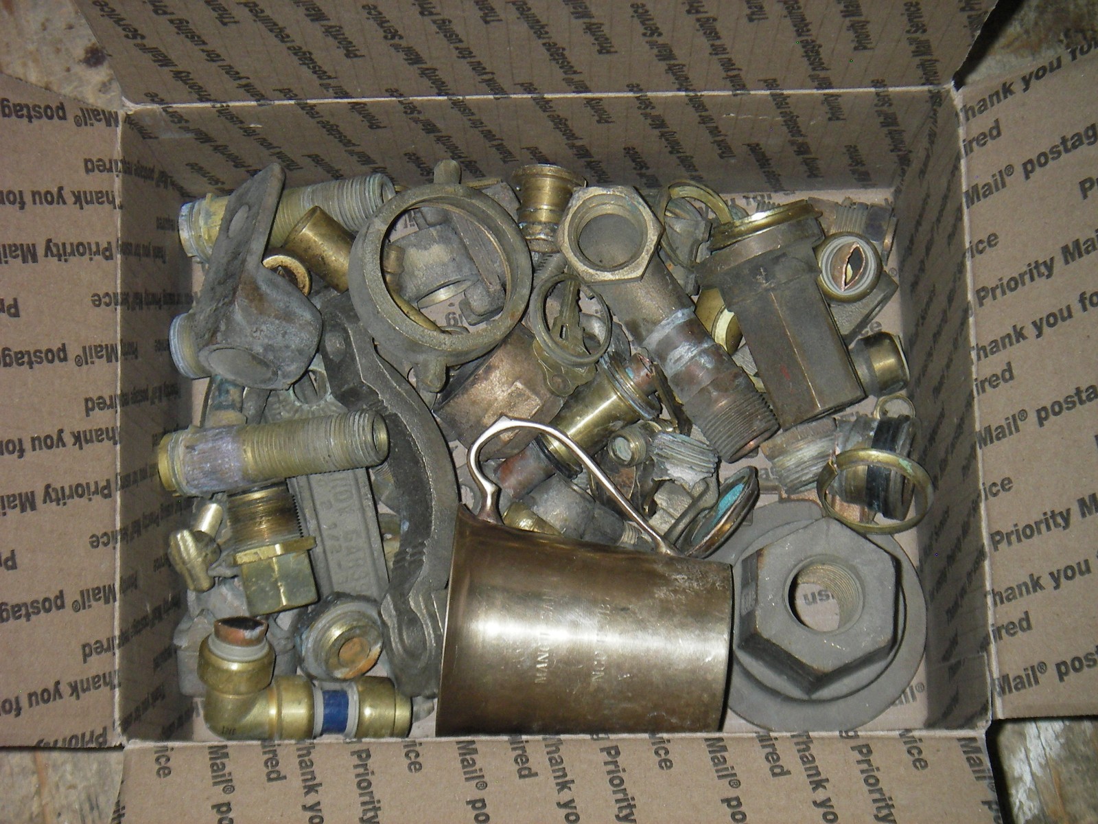 Lot 19 lbs: CLEAN Brass/Bronze Scrap Pieces. Melting,Recycling.Salvage.