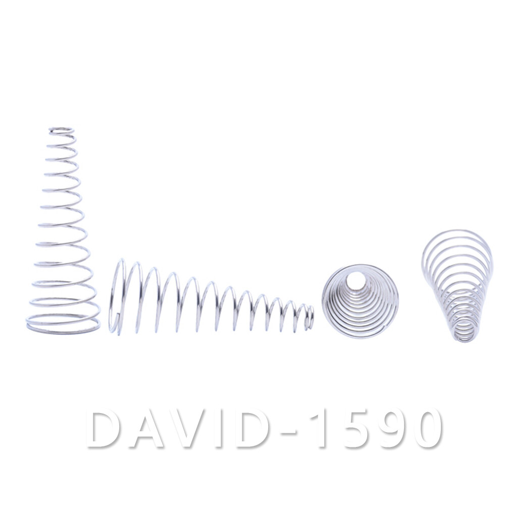 0.7 0.8mm Wire Dia. Tower Spring Conical Compression Spring 304 Stainless Steel