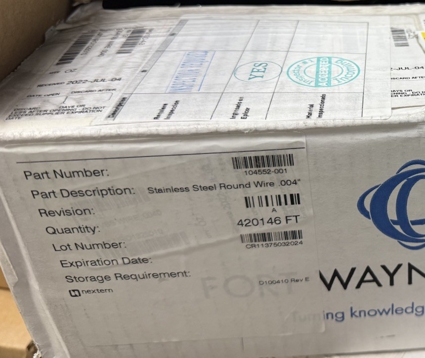fwmmetals.com Stainless Steel Round Wire 304V .004 Spring Spool