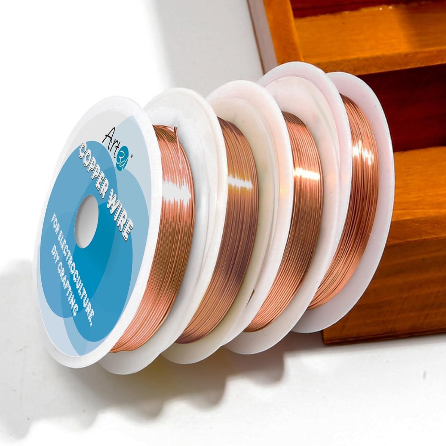18 Gauge 60 FT Soft Copper Wire – Ideal for DIY Crafts & Electroculture