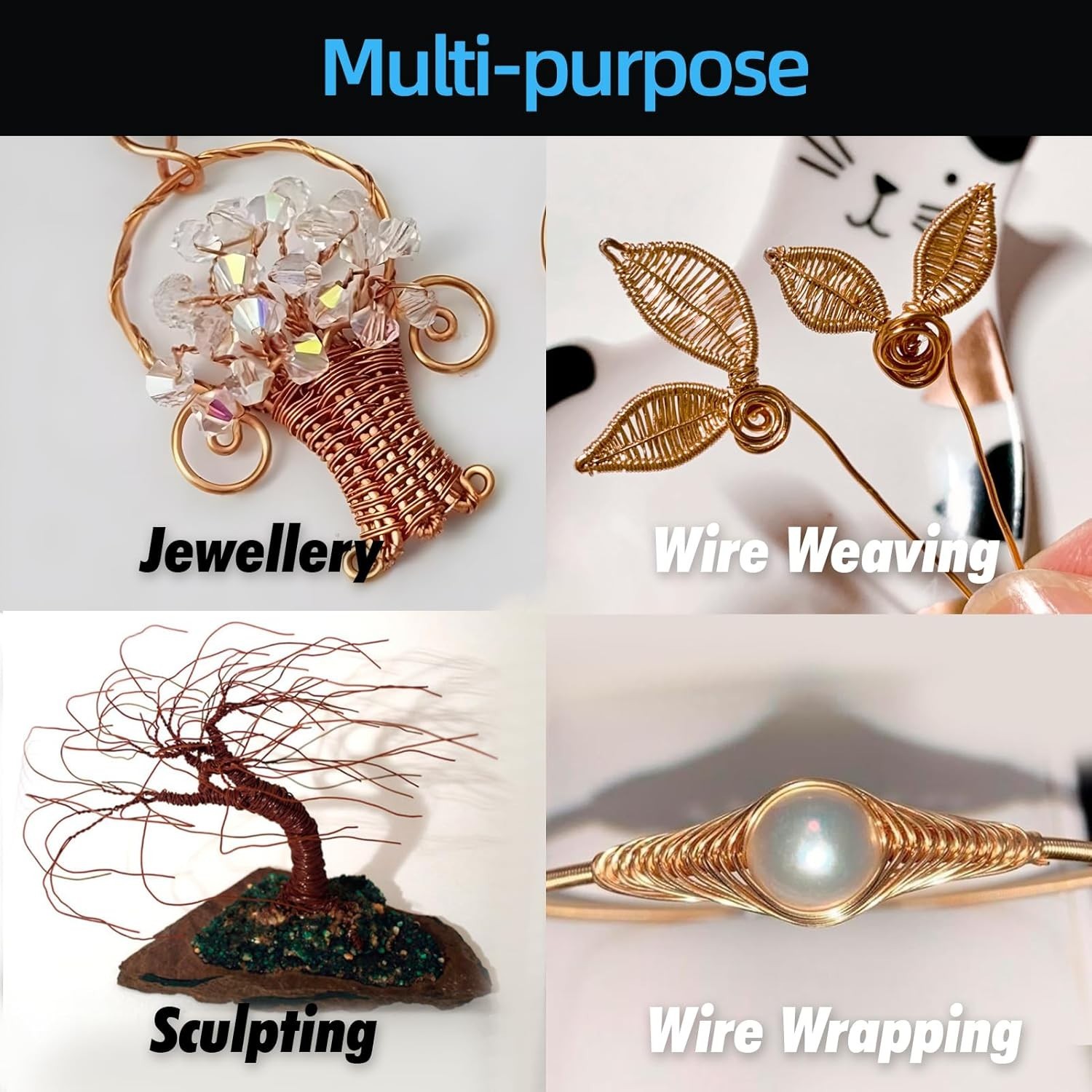 18 Gauge 60 FT Soft Copper Wire – Ideal for DIY Crafts & Electroculture