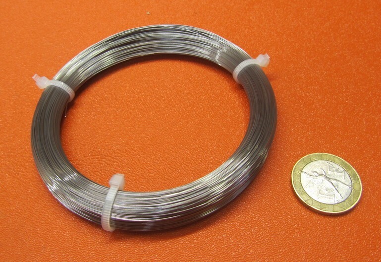 C1080 Carbon Steel Music Wire, Phosphate Coated, .009″ Dia. x 1/4 lb Coil