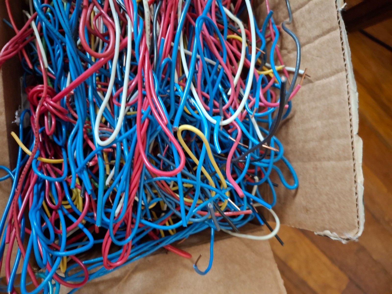 Scrap copper insulated wire #18. or #16.