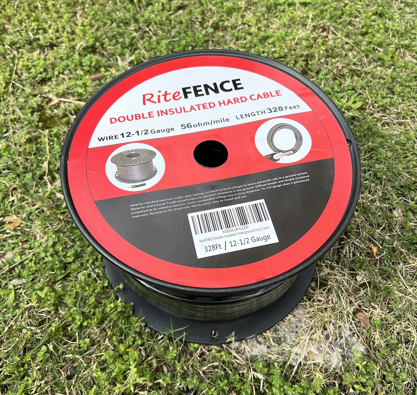 Ritefence Electric Fence Double Insulated Underground Hard Cable 328Ft