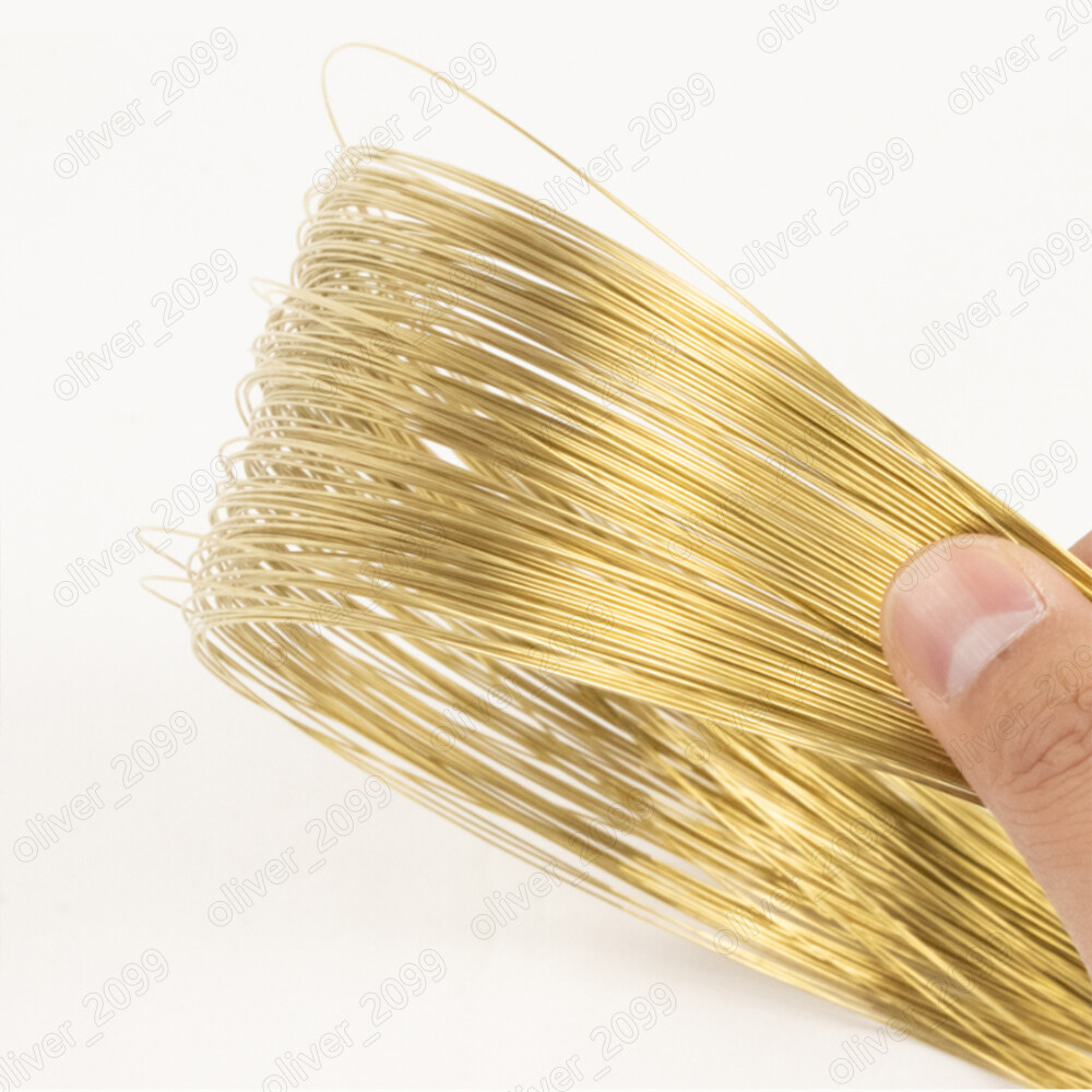 C28000 (CuZn40) Brass Wire Round Solid Wire Select Diameter 0.3mm to 5mm