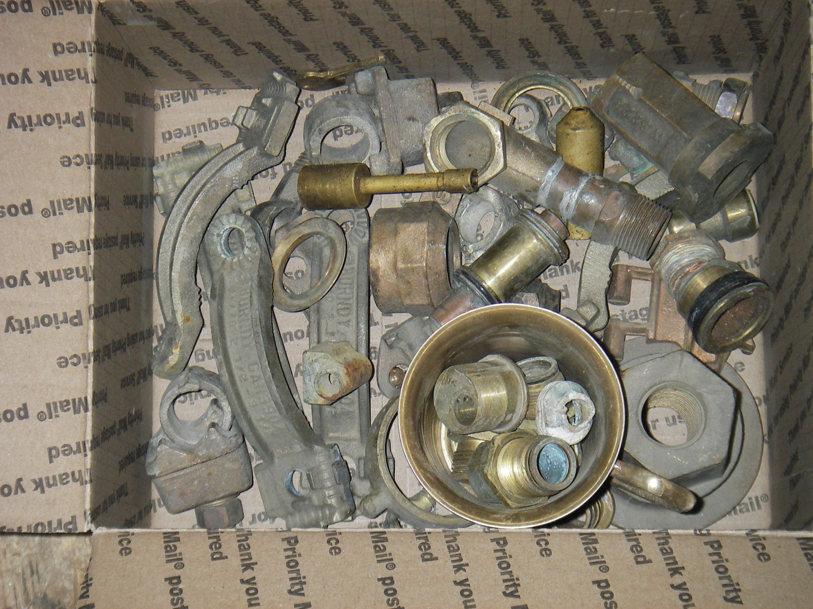 Lot 19 lbs: CLEAN Brass/Bronze Scrap Pieces. Melting,Recycling.Salvage.