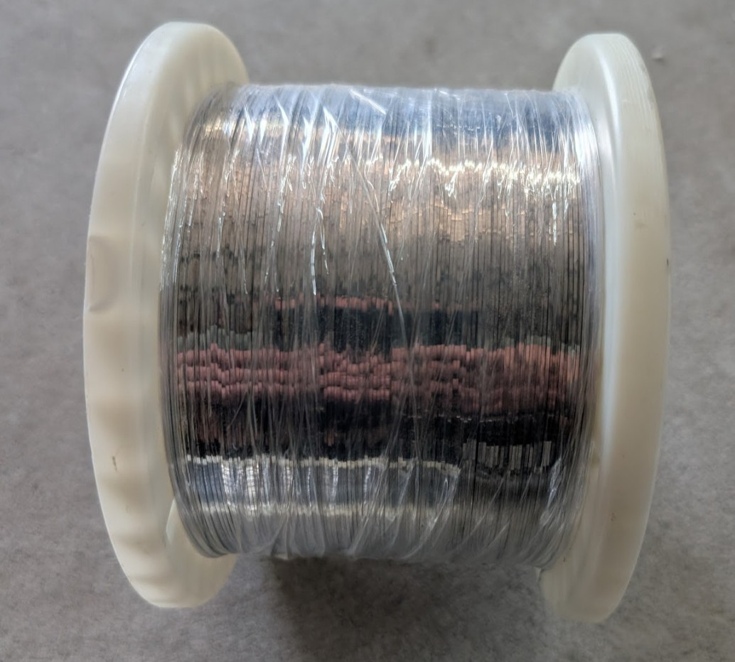 Fort Wayne Metals 304V Stainless Flat Wire 0.010″x0.033″ 5.8lb 5729ft Spool