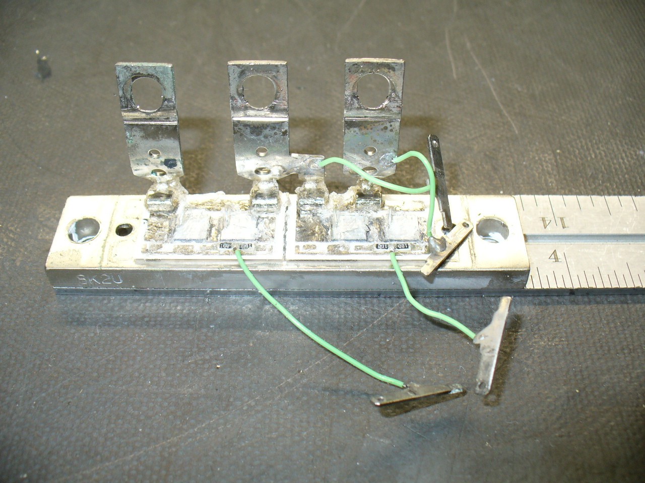 40 LBS Scrap Transistors for Reclaim Copper Recovery, busbar, ~26 lbs copper bar