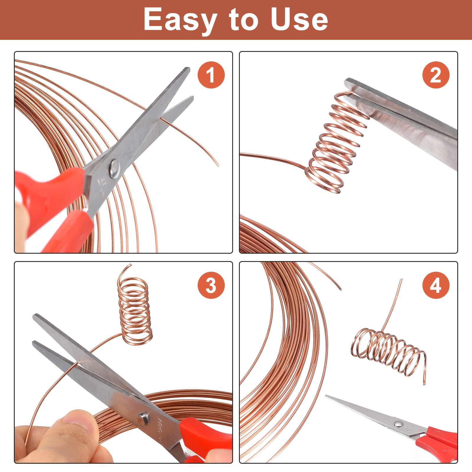 Soft Copper Wire (16 AWG, 10m), 99.9% Pure for Crafts