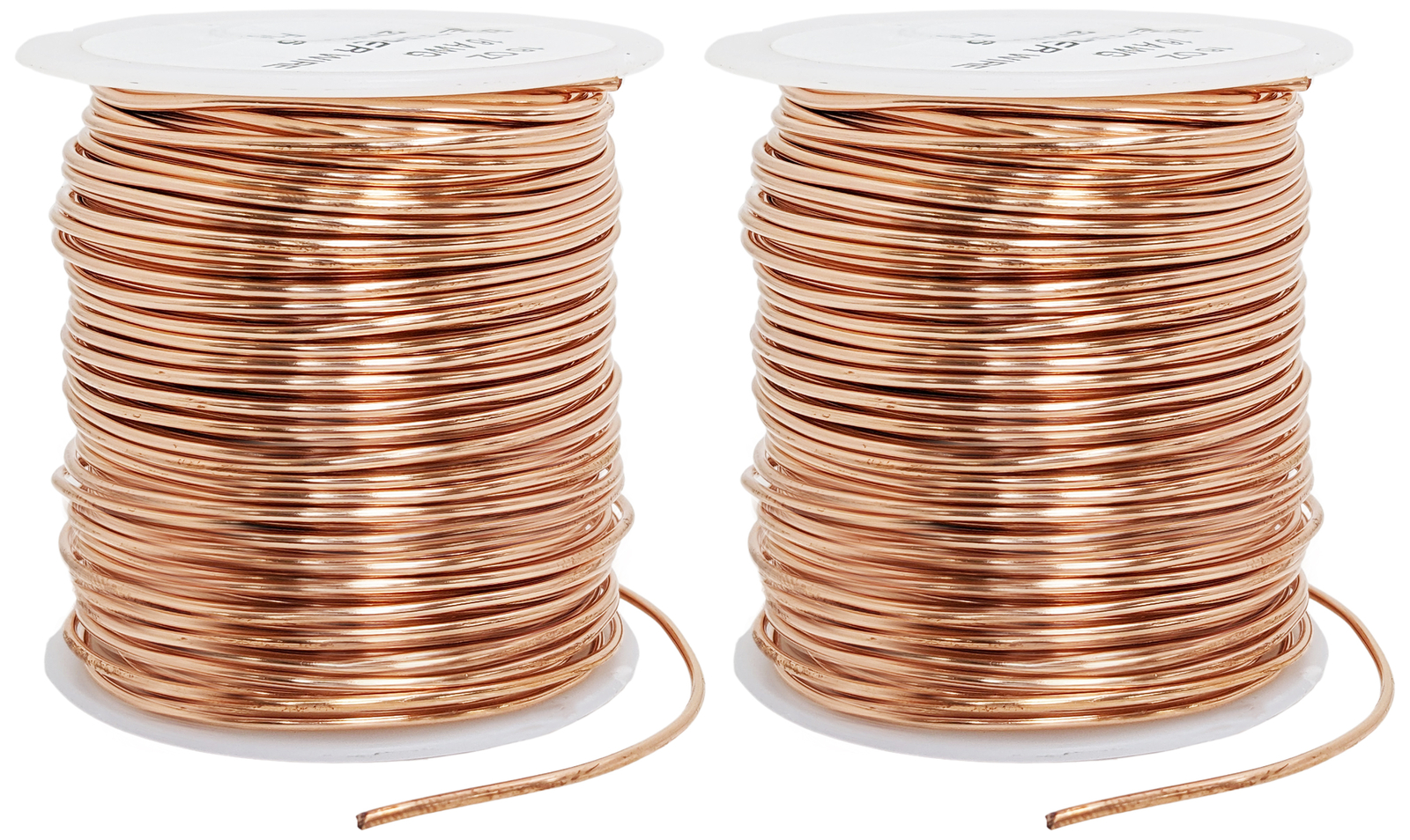 2 Pack 1 Pound 16 Gauge Bare Copper Crafting Wire, 126 Feet per Spool