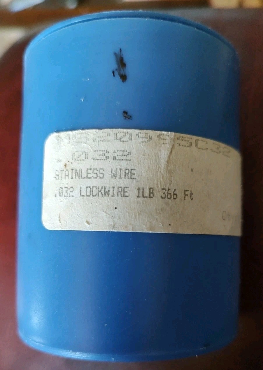 Malin Co. Stainless Steel Safety Lock Wire, Canister, 0.032 Dia, 1 LB 366 Ft.