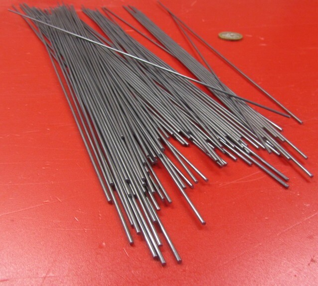 C1080 Carbon Steel Music Wire, Phosphate Coated, .063″ Dia x 1 FT Length, 100 pc