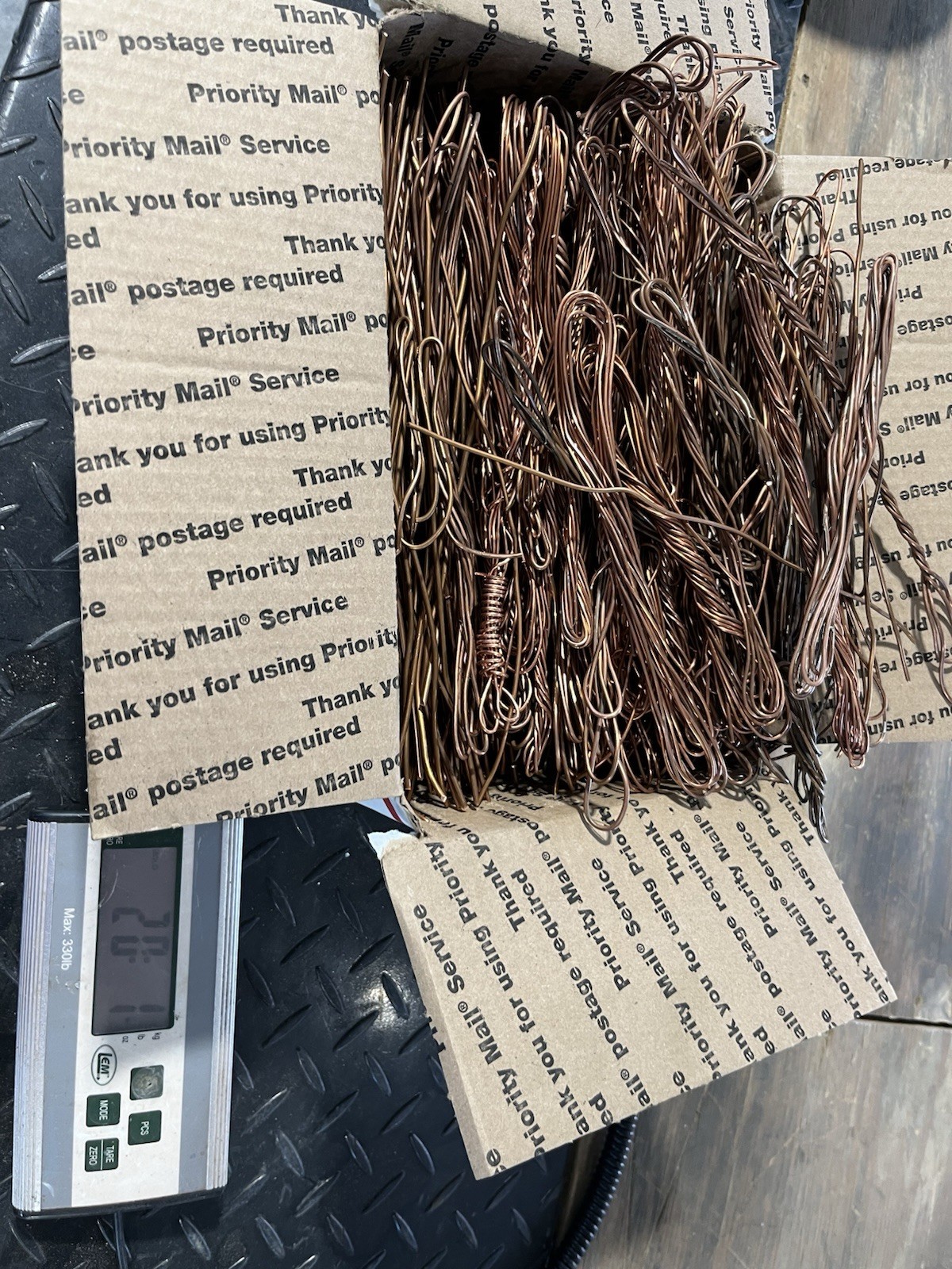20 Lbs 20lbs Scrap Bright Stripped Bare Copper Wire Metal Craft Melt Recycle