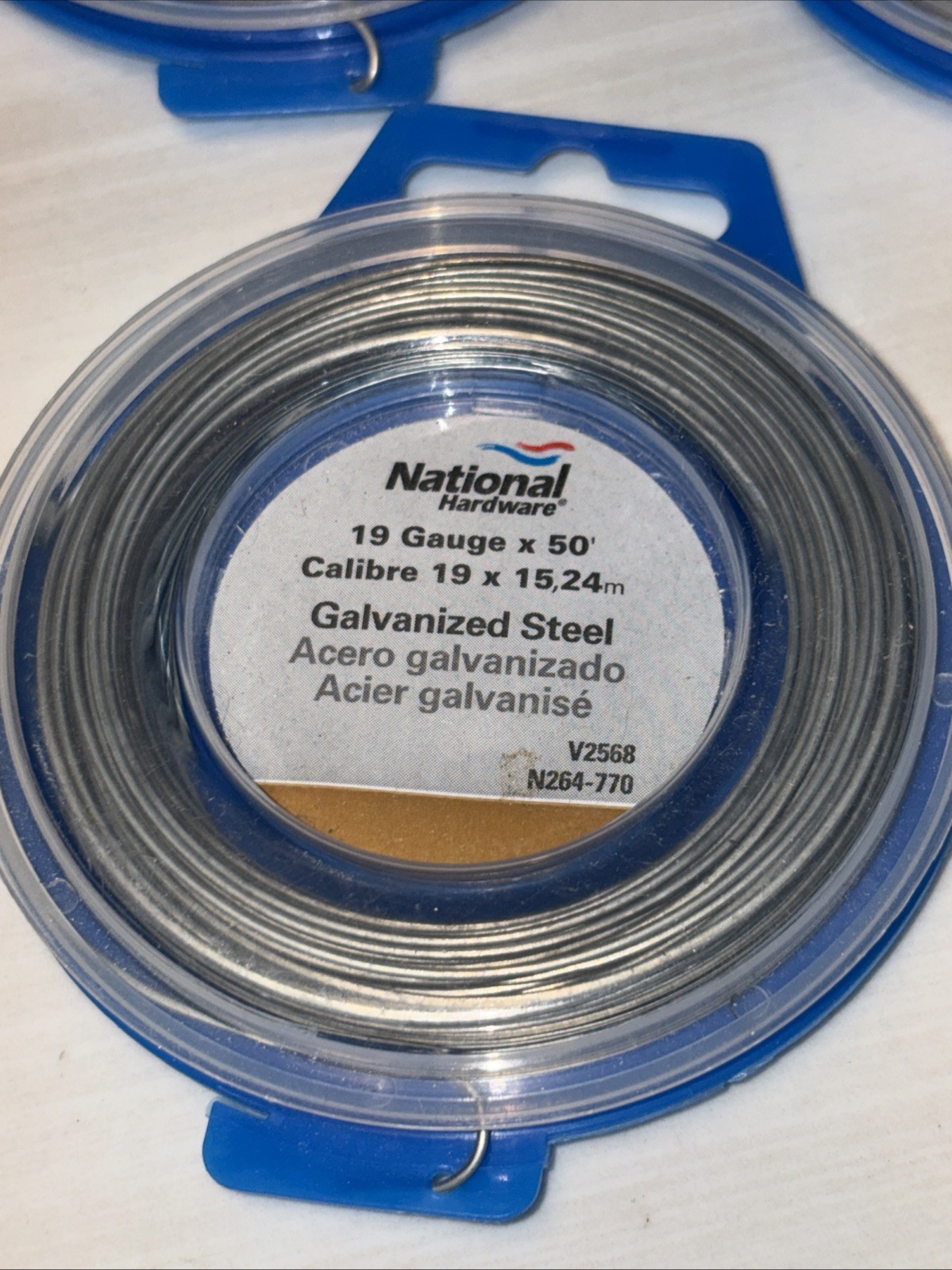 12 QTY! BULK LOT- Hillman Galvanized Steel Wire Spools 18 Gauge 19 Gauge Copper