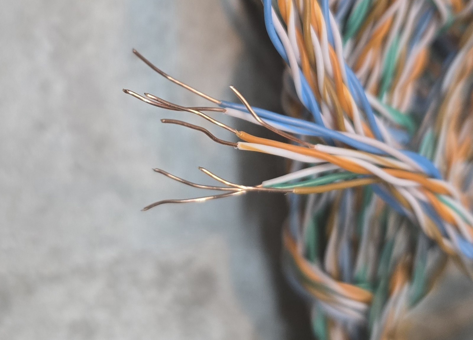 3 Lbs Scrap Copper Wire Colorful Twisted Pair Insulated Metal Craft Material