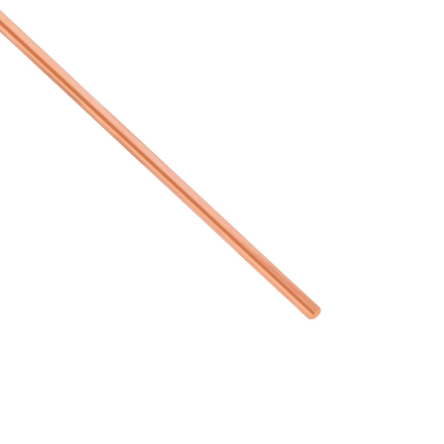 6.5 Ft Malleable 8 Gauge Bare Copper Wire for Art, Gardening & Science Projects