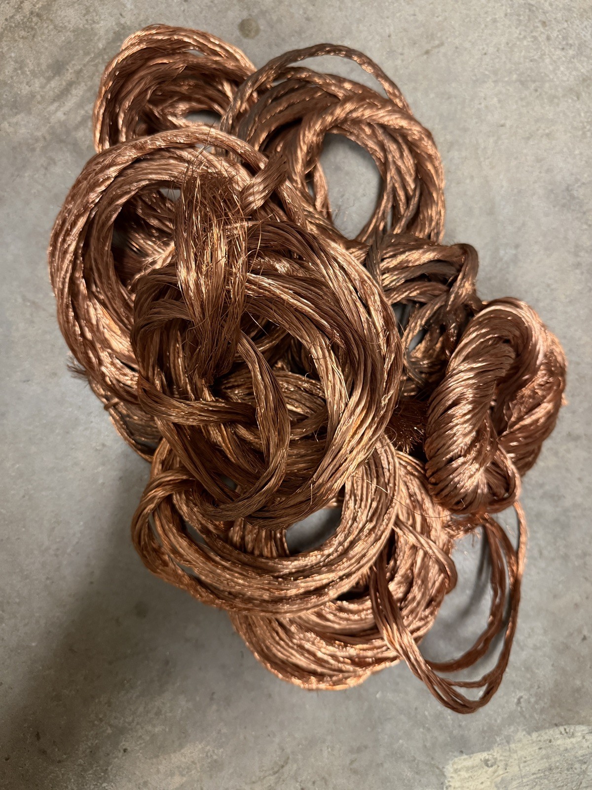 Copper Wire Scrap 7lb 8oz clean. 99.99%