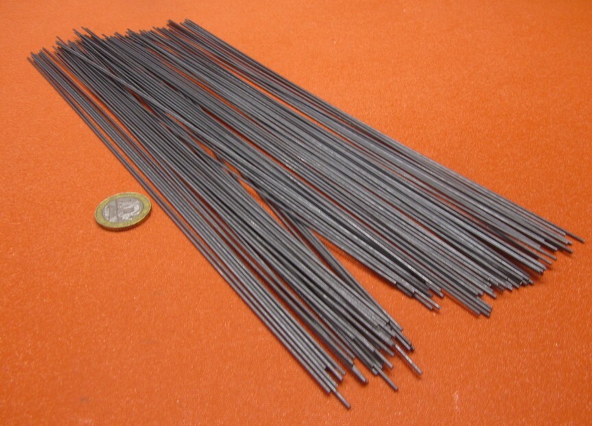 C1080 Carbon Steel Music Wire, Phosphate Coated, .049″ Dia x 1 FT Length, 100 pc