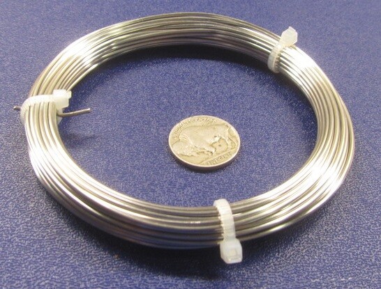 316 Stainless Spring Back Steel Wire, .051″ Dia. x 1/4 Lb