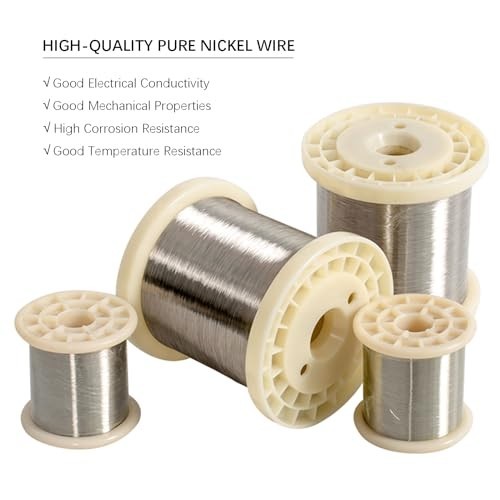 High Purity 0.1mm Nickel Wire 10m/32.81ft for Manufacturing & Experiments