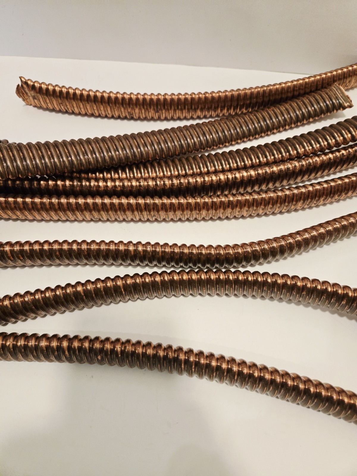 3 pounds Scrap Copper Corrugated PIpe