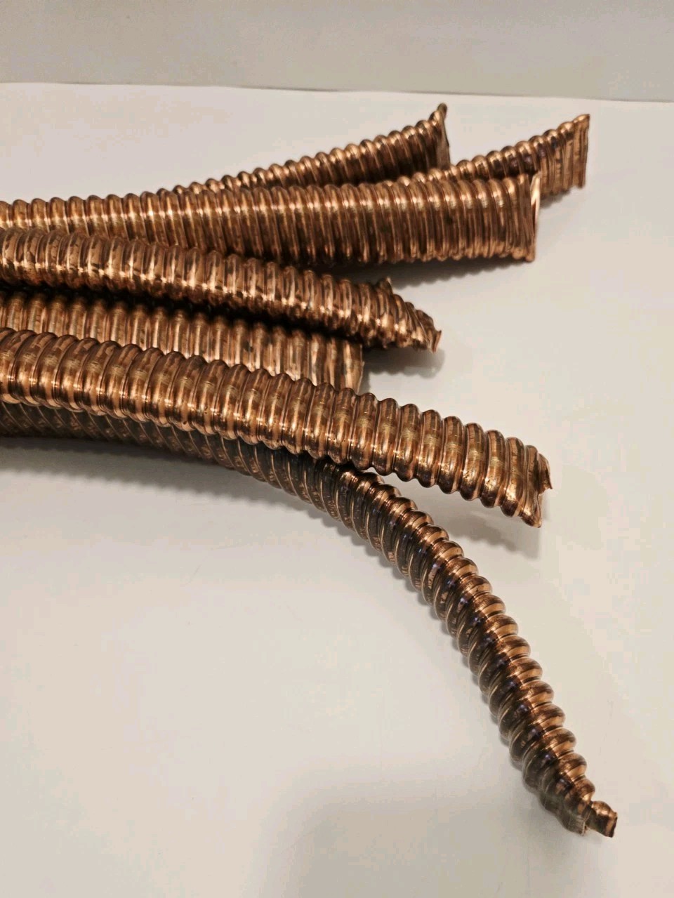 3 pounds Scrap Copper Corrugated PIpe