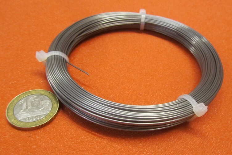 C1080 Carbon Steel Music Wire, Phosphate Coated, .029″ Dia. x 1/4 lb Coil