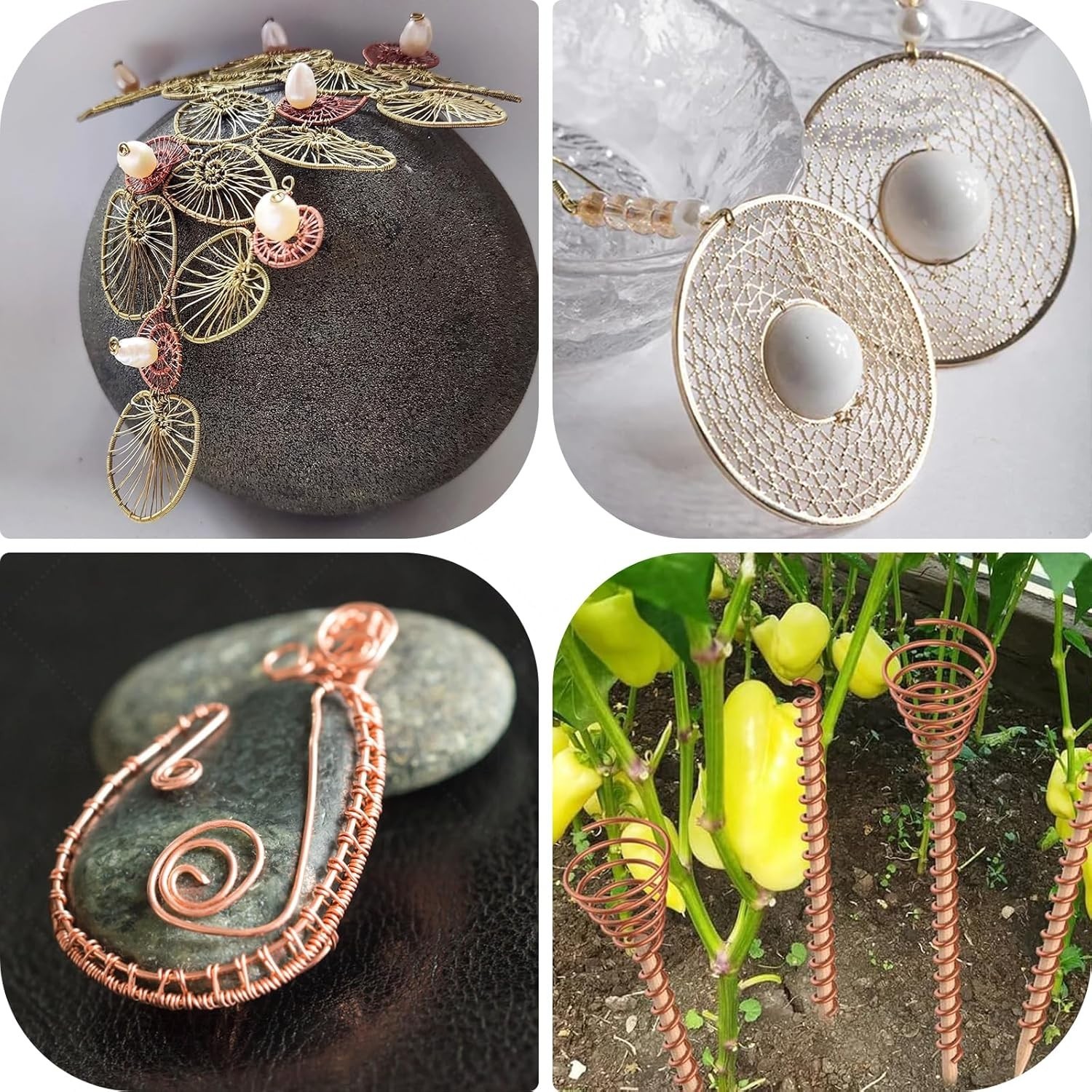High-Quality 14 Gauge Bare Copper Wire – Perfect for Jewelry & Electroculture