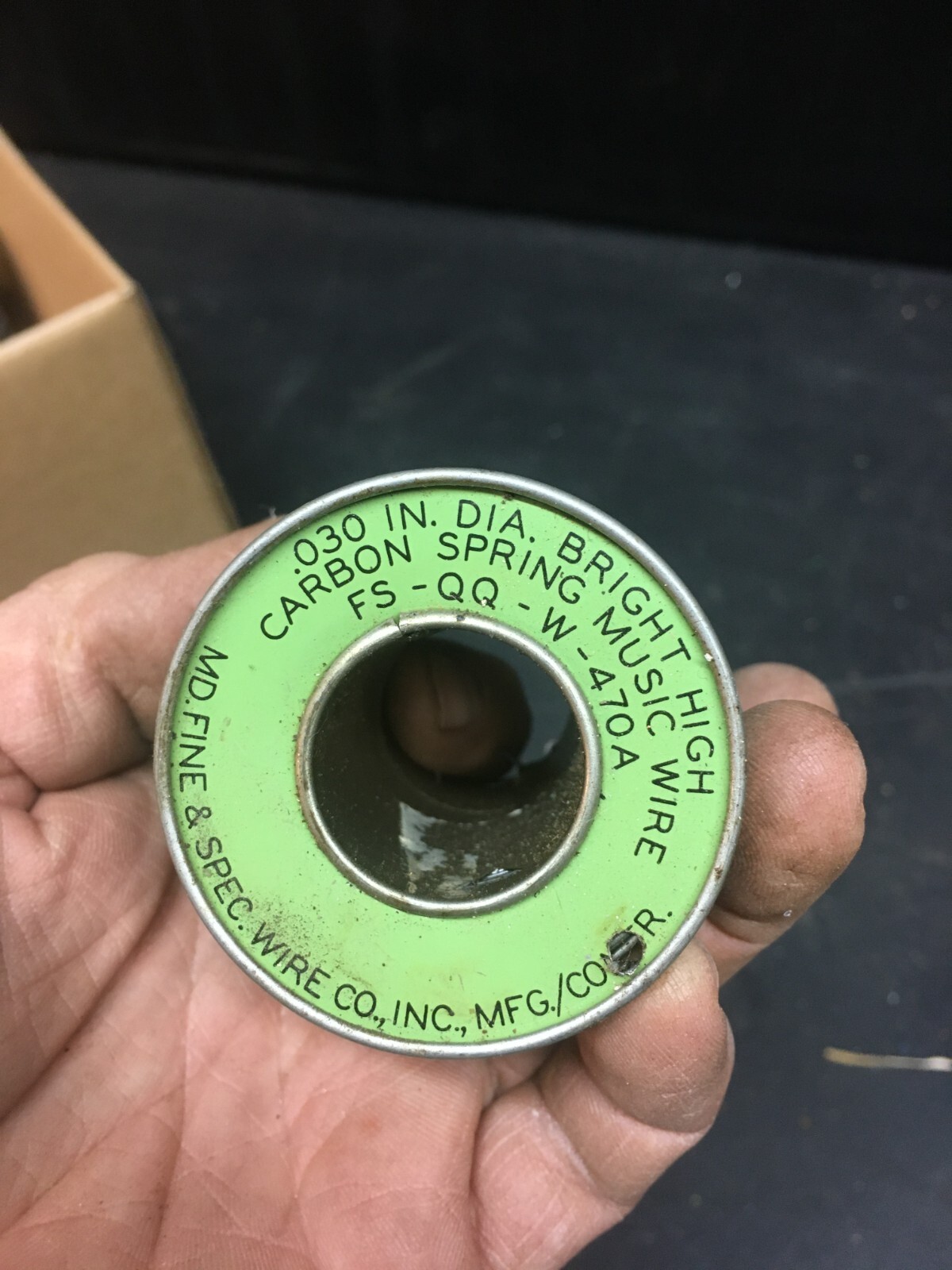 .030in Dia Bright High Carbon Spring Music Wire Roll