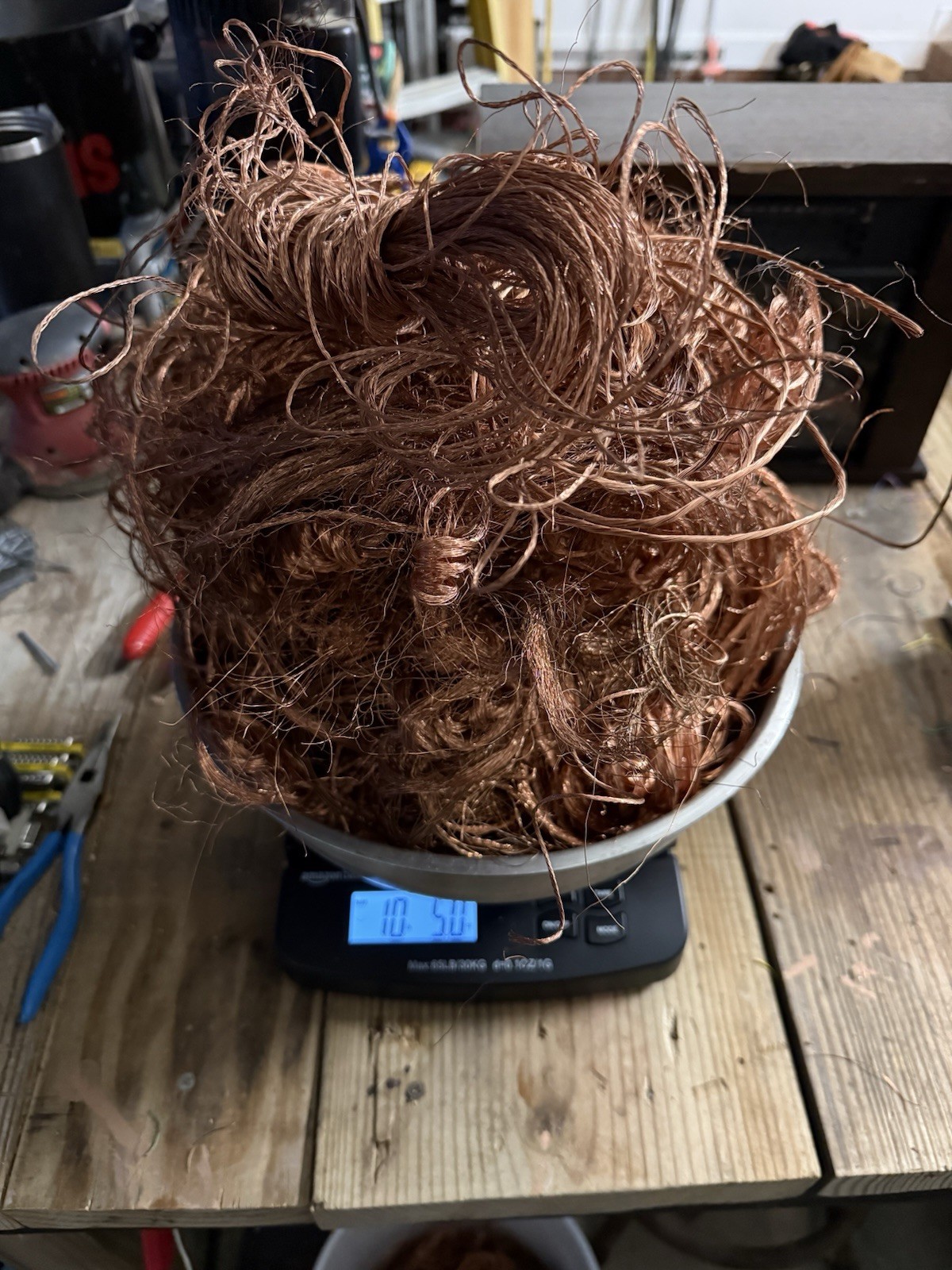 #2 Clean Recycled Copper Wire. Over 10 Pounds, See Photos/Description