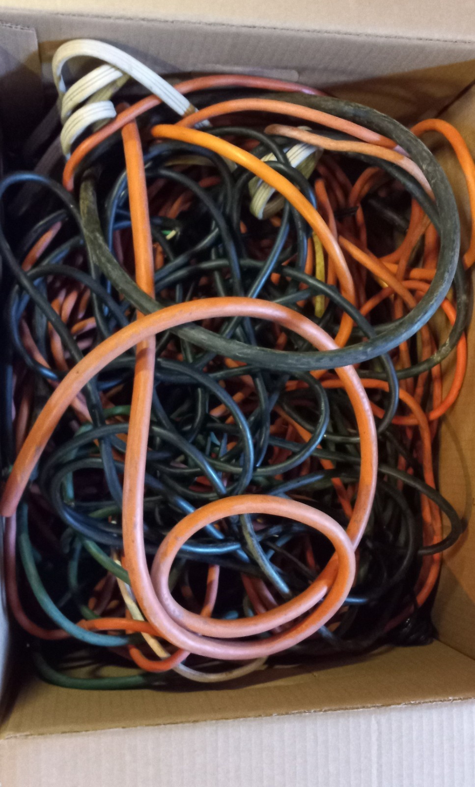 20 Pound box full thick Insulated Copper Wire Scrap #1