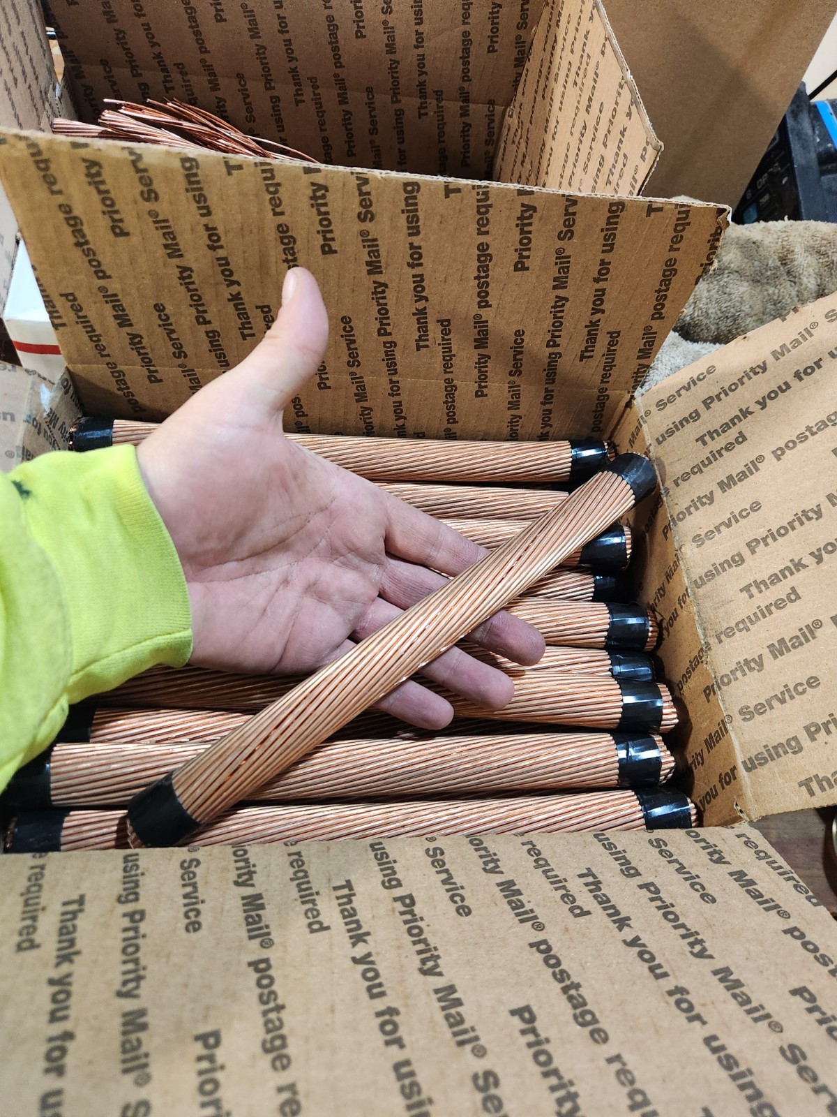 50 Lbs Quality Copper For Melt Wire Bare Bright Shiny Stripped Ready