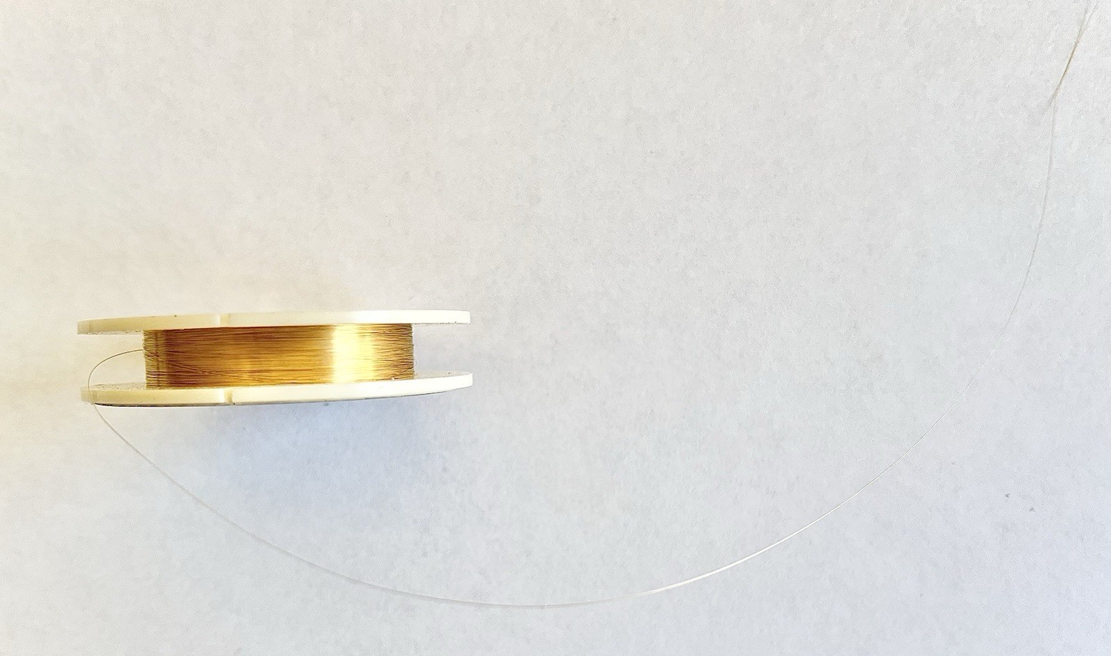 GOLD PLATED TUNGSTEN WIRE .0025” .063mm X 6 FEET🇺🇸99.95% PURE WOLFRAM🇺🇸USA!!