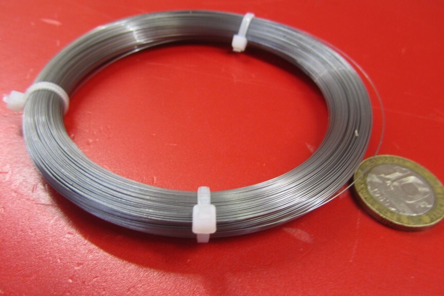 C1080 Carbon Steel Music Wire, Phosphate Coated, .013″ Dia. x 1/4 lb Coil