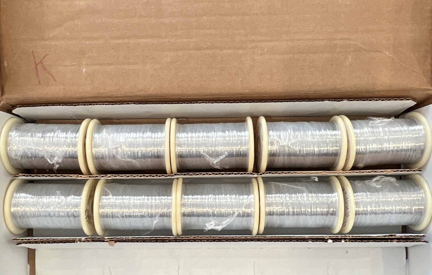 Fort Wayne Stainless 302/304 Wire 0.00850 in 2000 ft Spools, Lot of 10