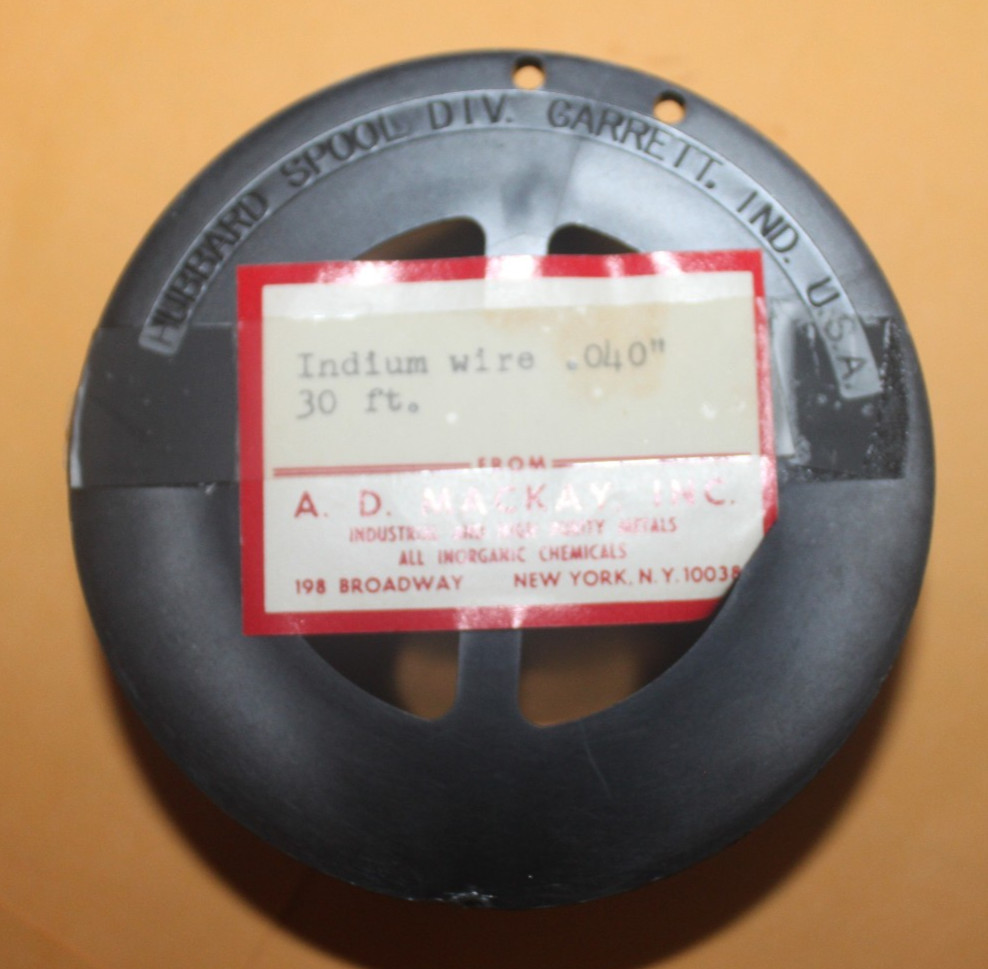 18 feet of 0.040 diameter indium wire