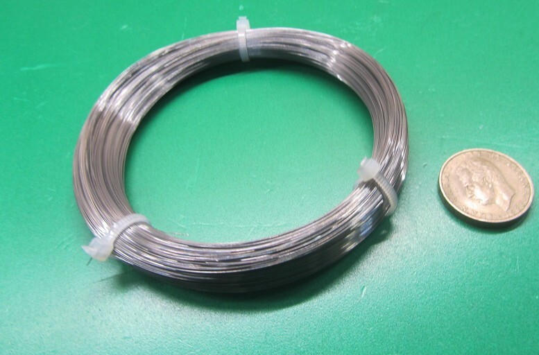 C1080 Carbon Steel Music Wire, Phosphate Coated, .009″ Dia. x 1/4 lb Coil