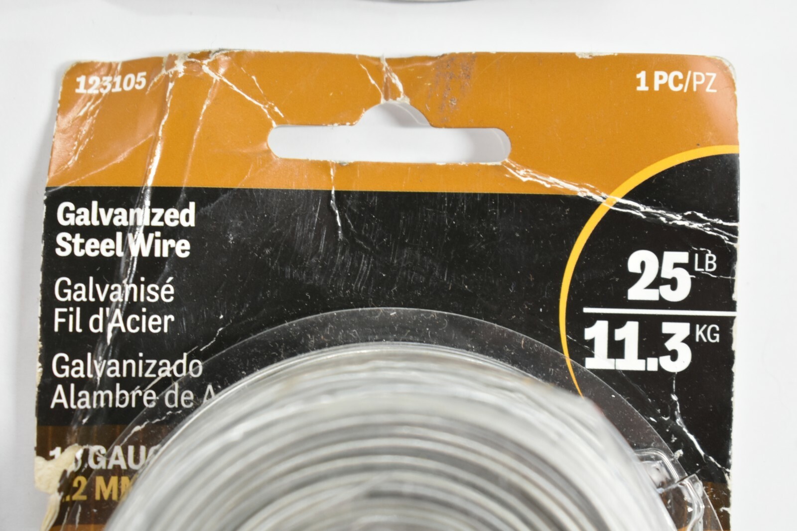 Lot Of 11 Hillman 123105 Steel Galvanized Finish Wire Spool Dispenser 11.3Kg