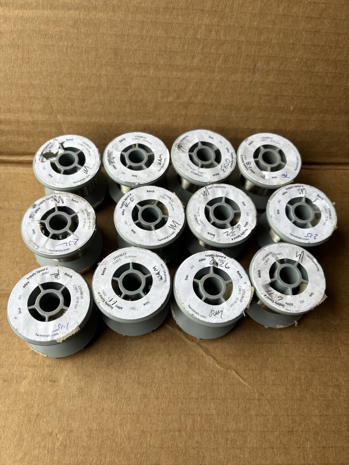 Fort Wayne Metals 304V Stainless Wire 13311806 2,500SQ – 0.27# PRICE IS For 1#