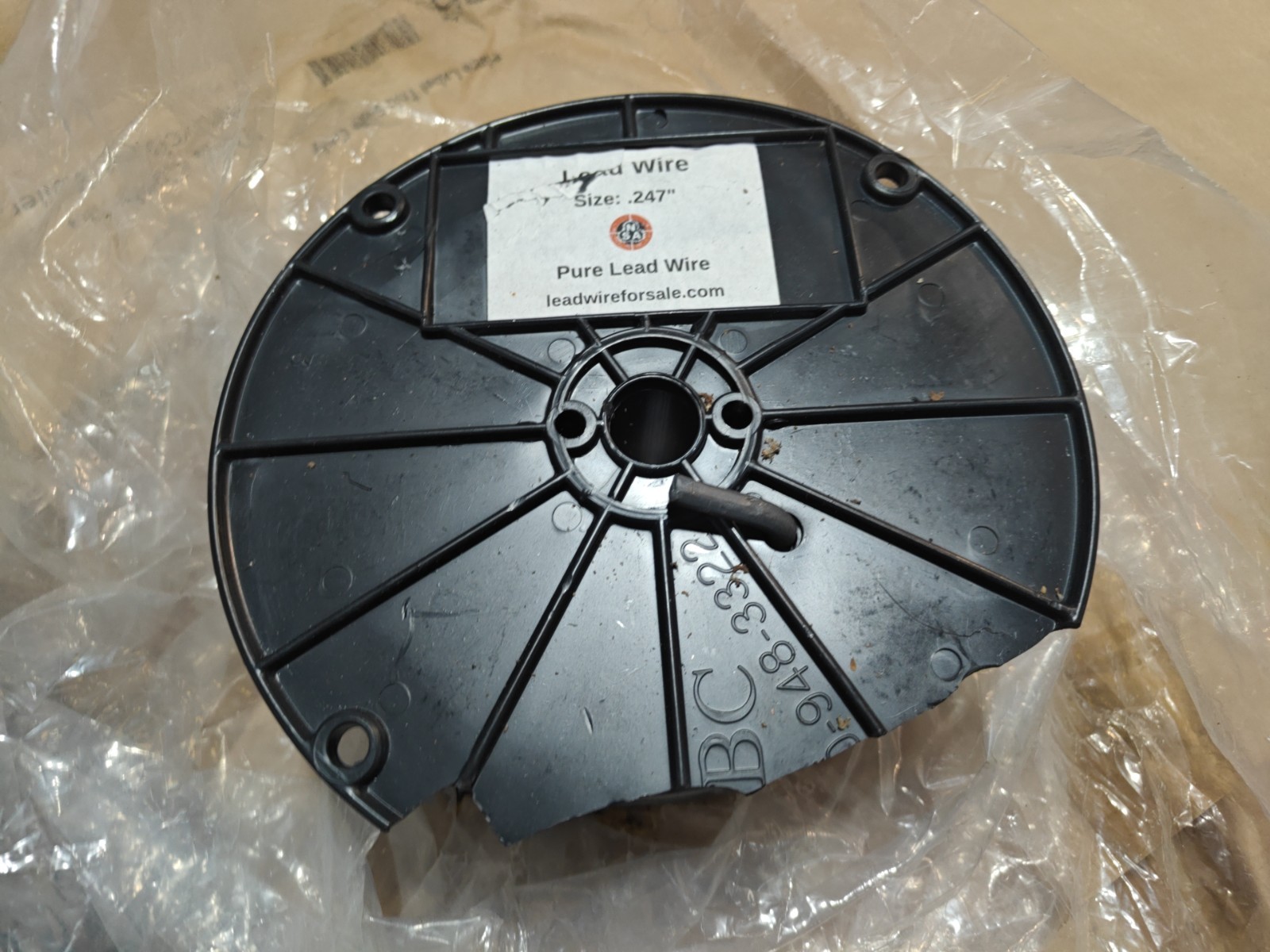 41 Pound Lead Wire Spool – 0.247″ inch Diameter