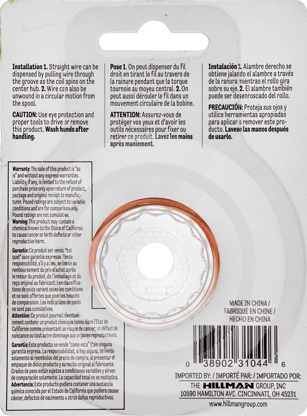 Flexible 25ft Copper Craft Wire – 14lb Load, Corrosion Resistant for Projects