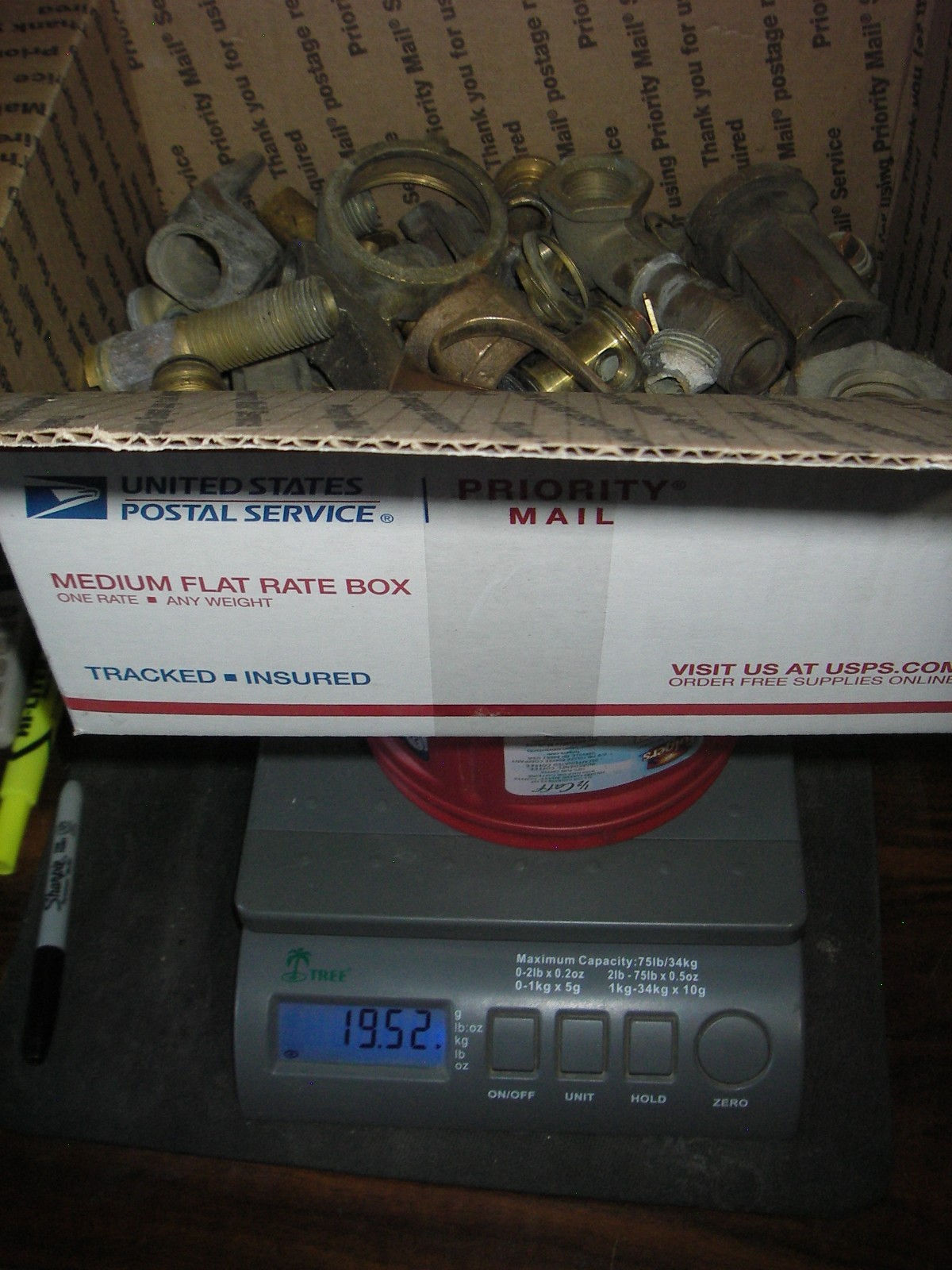 Lot 19 lbs: CLEAN Brass/Bronze Scrap Pieces. Melting,Recycling.Salvage.