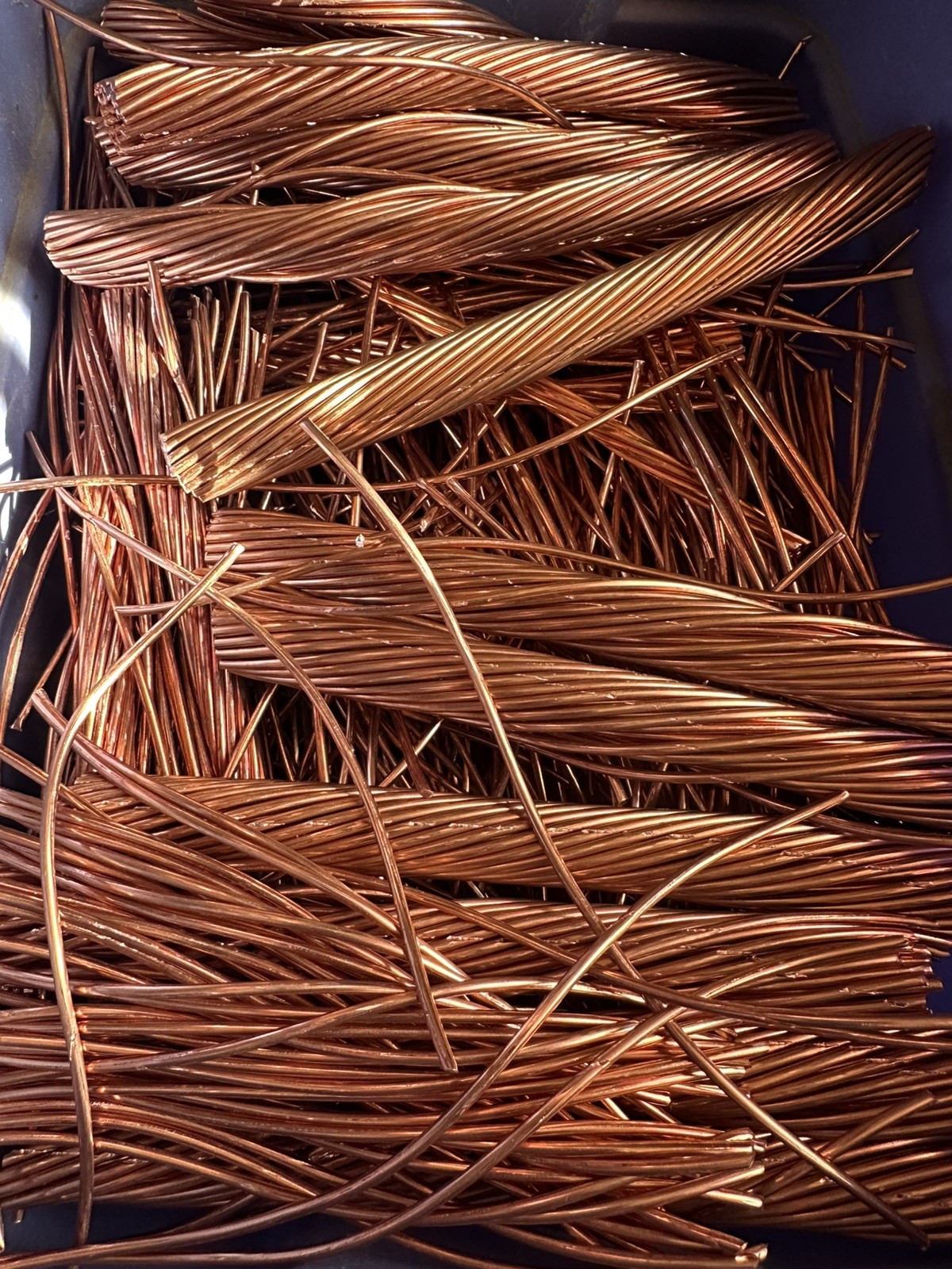 Copper Bare Bright 10lb Cut From The Highest Quality Industrial Wire MCM250-500